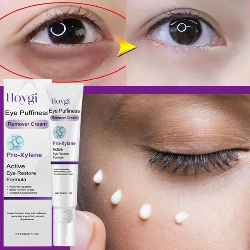 Peptide Anti-Wrinkle Eye Cream 7 Days Remove Puffiness Under Eye Bags Whiten Dark Circle Fade Fine Line Tighten Korea Cosmetics