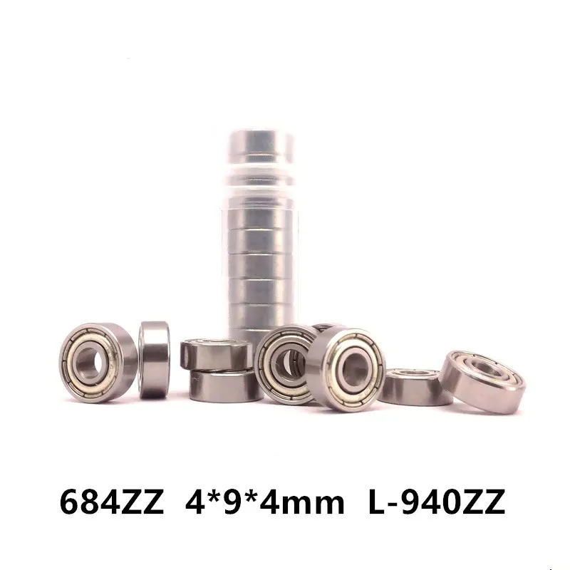miniature ball bearings 684ZZ 4*9*4mm L-940ZZ deep groove ball bearing 684 684Z 684-2Z 4x9x4