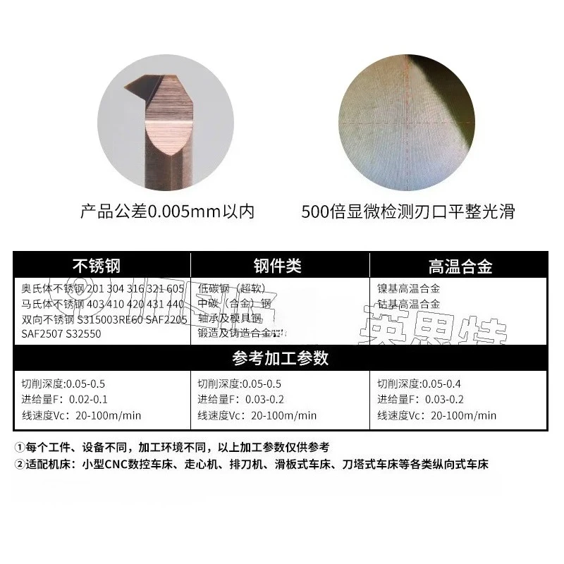 1pcs Left to-oth anti small diameter internal hole tooth cutter, wire picking cu-tter,  steel internal thread turning tool