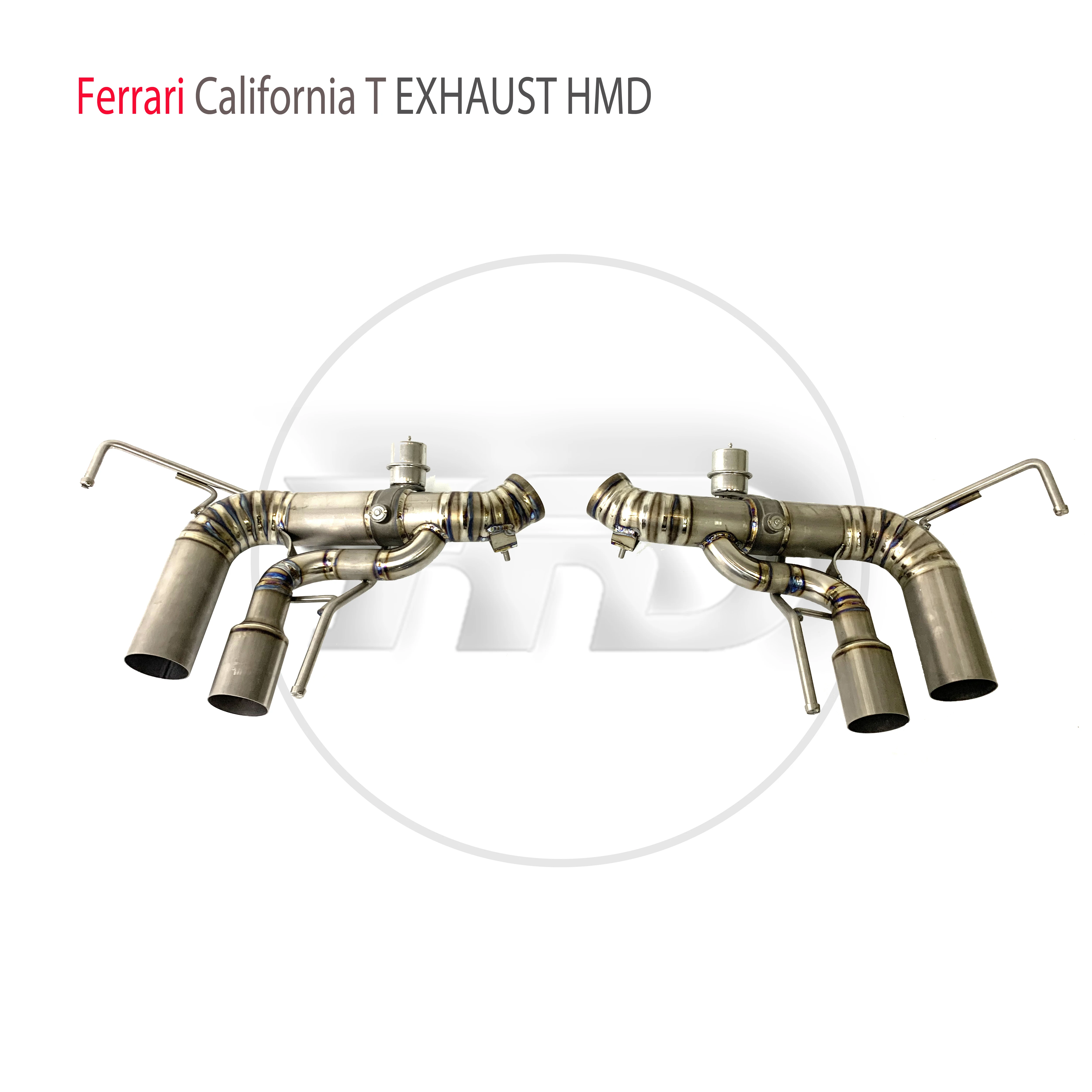 

HMD Titanium Alloy Exhaust System Performance Valve Catback is Suitable For Ferrari California T Muffler For Cars