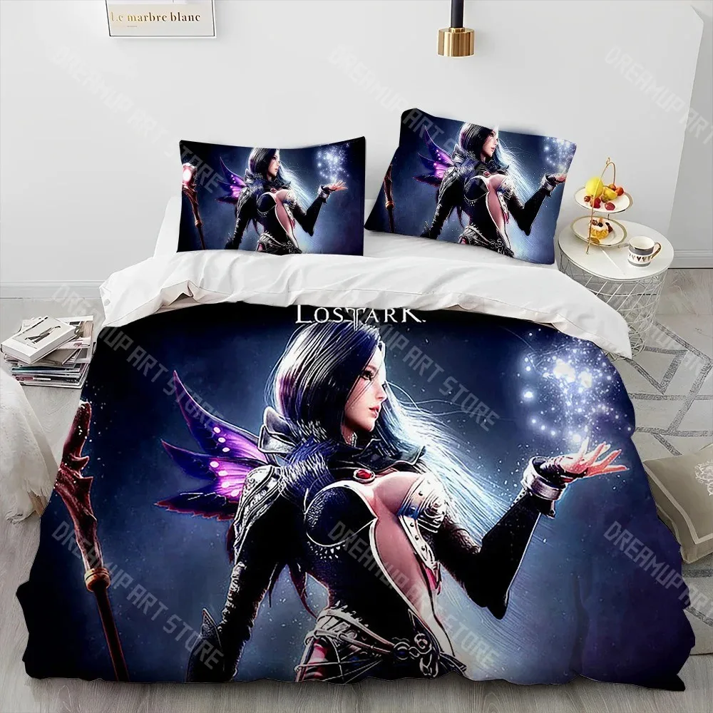 3D Printed Lost ARK Game Gamer Bedding Set for Boys Girls Duvet Cover Pillowcase Twin Queen King Full Single Double Sizes
