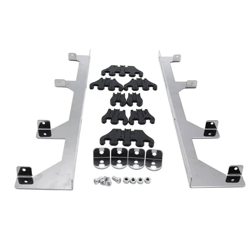 

Durable-Chrome Spark Plug Wire Setters Separator Kit For Ford Chevy Dodge V8 Engines Valve Covers 7Mm 8Mm 8.5Mm 8.8Mm