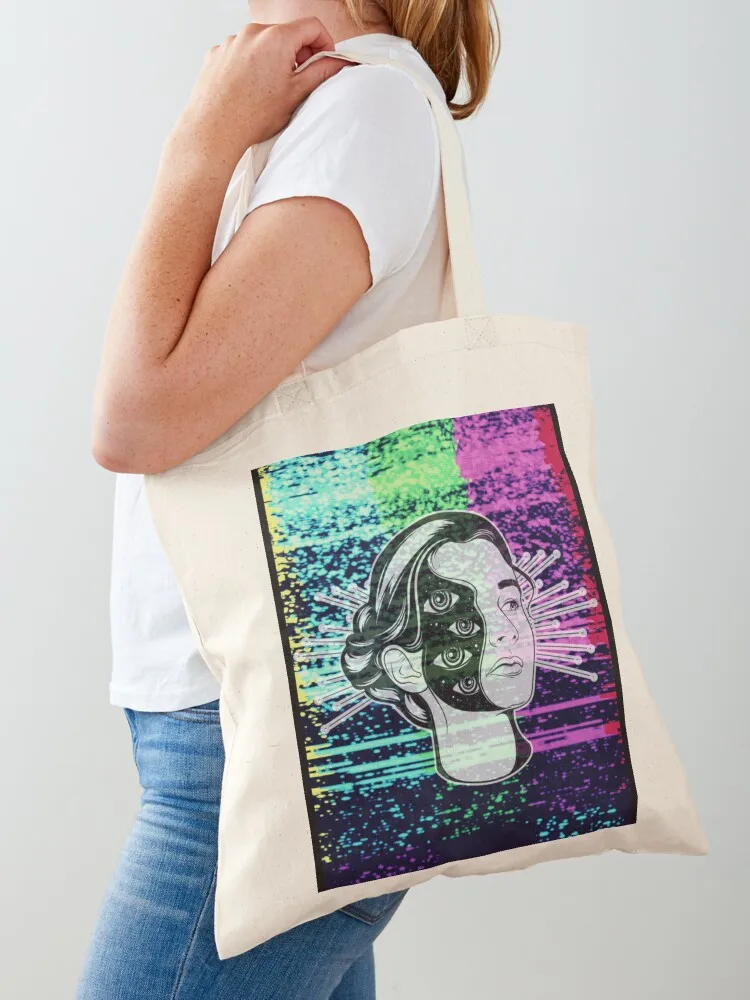 

Broken TV Tote Bag tote bag hand bags reusable shopping bag Candy bags