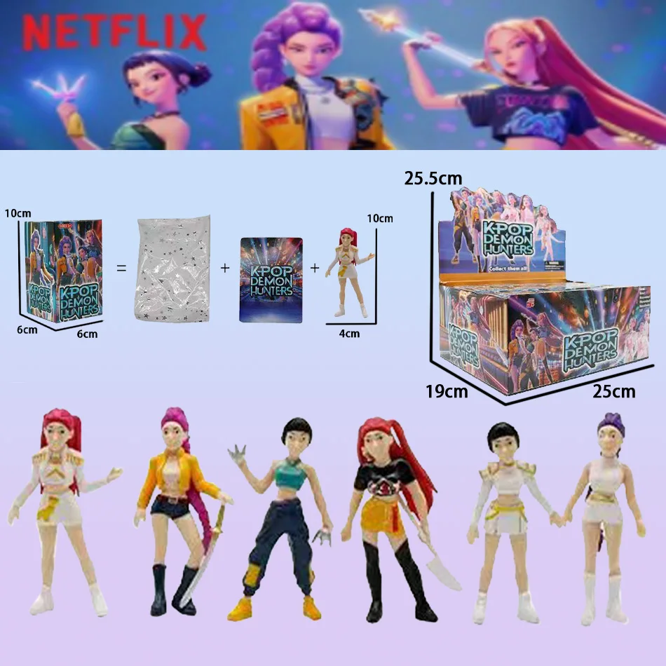 

Kpop Demon Hunt blind box series Figure Model Toy Cartoon Gaming Peripherals Desk Decoration Halloween/Christmas for Kid Gift