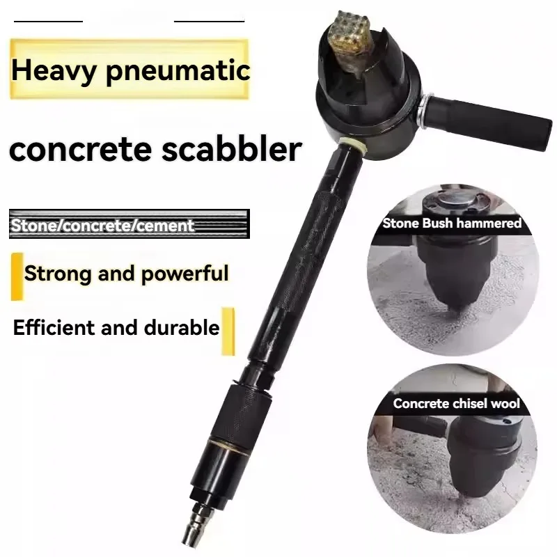 

【Best-selling】Pneumatic Hammer Concrete Chiseling Hine Roughening Hine Wall Bridge Stone Litchi Surface Vibration Alloy Flower H