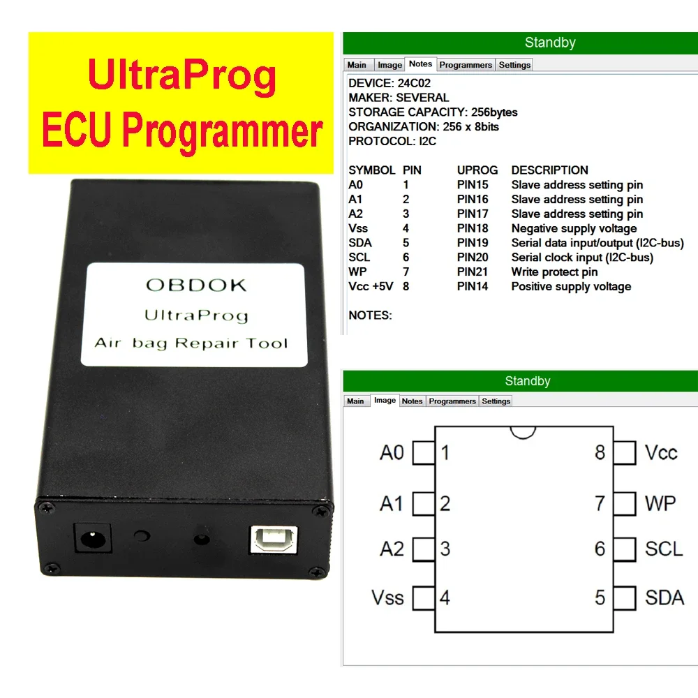 UltraProg SRS Programmer Repair Tools Full Kit Device Cover All Protocols JTAG I2C Microwire SPI BDM BKGD R/W Dataflash