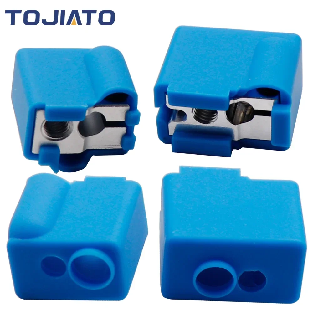 1/2/3pcs Volcano/Volcano PT100 Heated Block Silicone Socks Case for Volcano Hotend Nozzle Warm Keeping Cover 3D Printer Parts