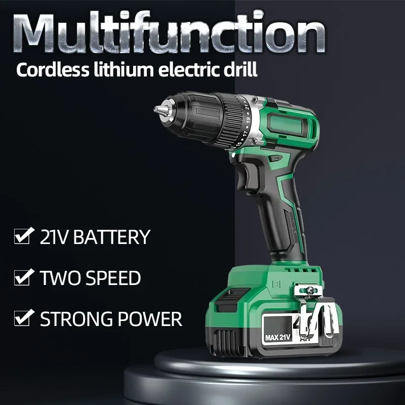 Factory promotion 21V 4.0-Ah Li_ion Cordless Combo Power Tools Cordless Drill Battery Power Drill