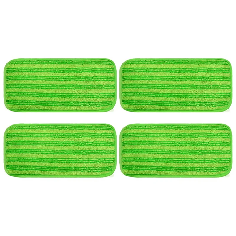 

A06I 4PCS Reusable Mop Pads For Swiffer Mop Refills Pads 12Inch Replacement Mop Pads For Wood&Multi-Surface Floor Cleaning