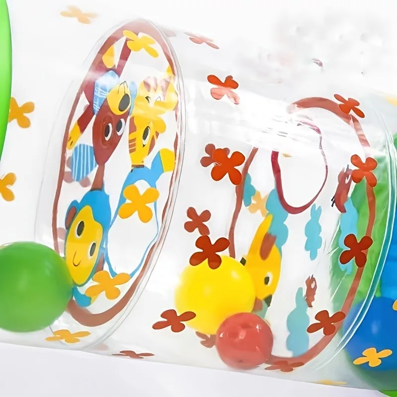 Baby Crawling Toys Inflatable PVC  Encourage Crawling Early Developing Baby Activities Use Tambourines and Balls to Roll