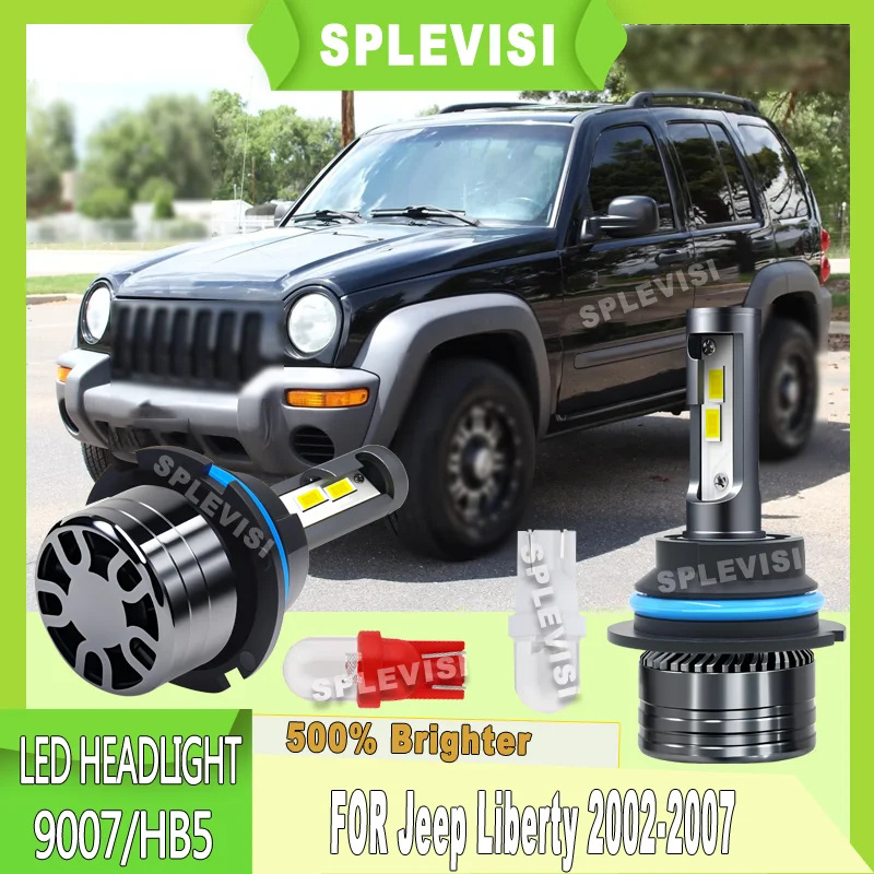 

Outstanding LED Brightness Powerful Penetration In Foggy Weather LED HEADLIGHT For Jeep Liberty 2002 2003 2004 2005 2006 2007