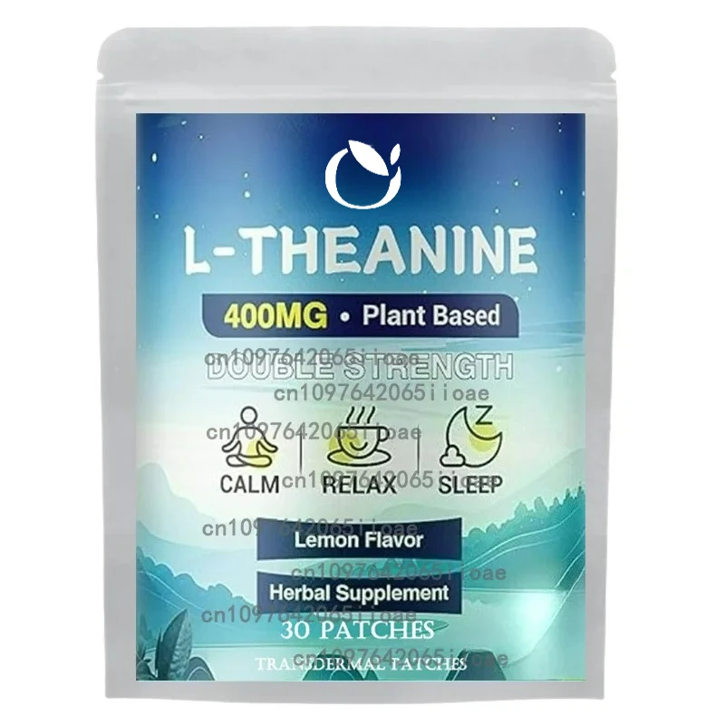 

30 пластырей L-анановые трансмимические пластыри с магнием, снятие стресса, фокусом и релаксацией