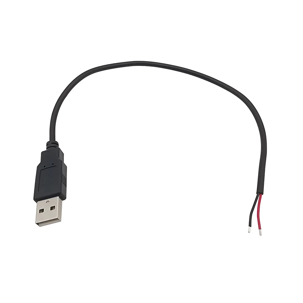 1Pcs 2Pin 4Pin Micro USB/Typ C Ladegerät Stecker USB 2,0 Typ A Männlich Weiblich Netzteil Verlängerung kabel Draht DIY Daten Linie