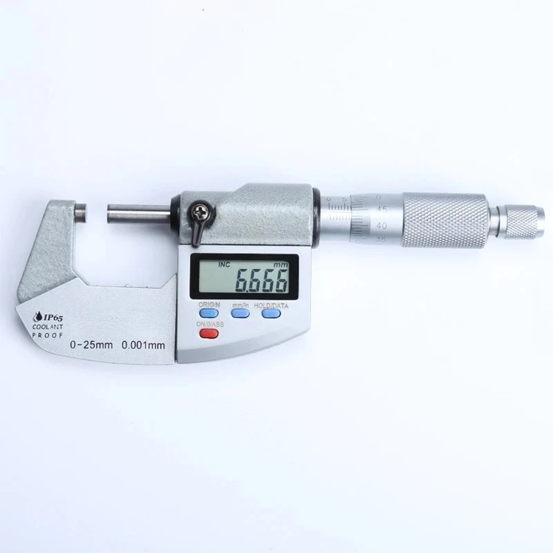 IP65 Waterproof Digital Micrometer 25-50mm 0.001mm – Precision Electrical Outside Caliper Thickness Measuring Tool
