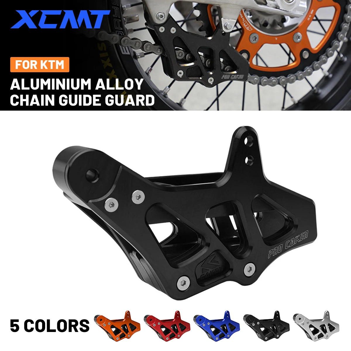 

Motocross CNC Chain Guide Cover Guard Protector For KTM EXC EXC-F SX SX-F XC XC-W XC-F TPI 125-530 690 ENDURO SMC ABS 2008-2023