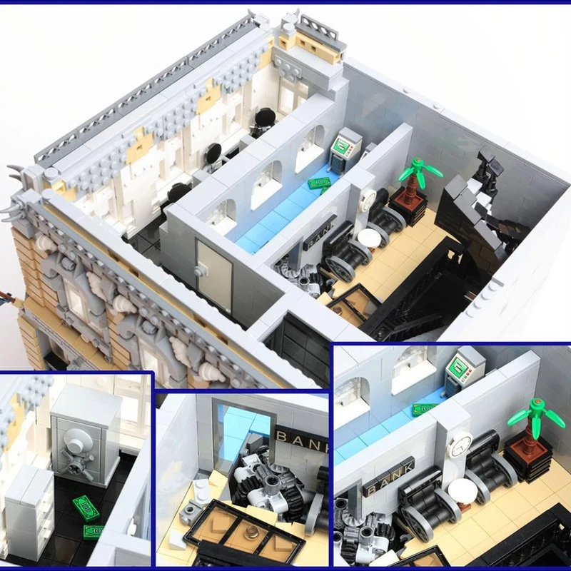 8559 PCS MOC Architettura in stile tailandese Modello modulare Building Blocks Set Educazione Assemblaggio Mattoni Compleanno Regalo di Natale