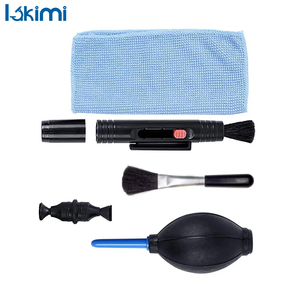 

Профессиональный очиститель объектива DSLR 4 в 1, набор для чистки камеры, инструмент для чистки цифровой камеры Sony Fujifilm Nikon Canon LA-AA493