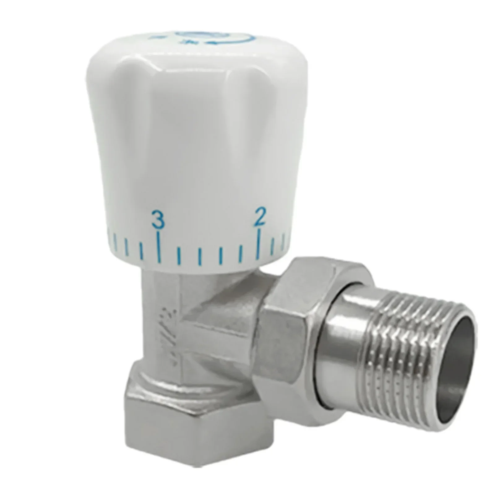 Thermostatic Radiator Valve 15mm X 1/2\\\" Angle Radiator Thermostat Temperature Control Floor Heating Thermostat Valve