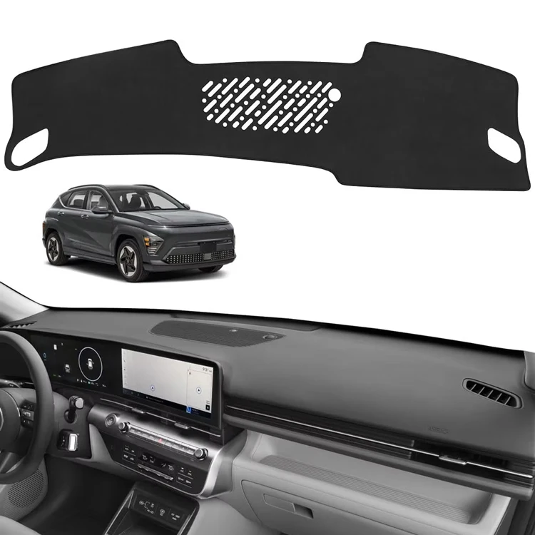 Armaturenbrett-Abdeckmatte für Hyundai Kona 2024-2026 Sonnenschutz Anti-UV Armaturenbrett-Matten Rutschfeste Matten Innenraumzubehör. – Detail 1