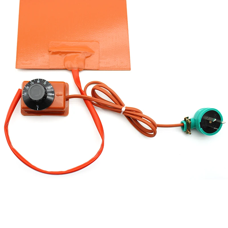 220V Silicone Rubber Heating Plate Mobile Phone Split Screen Heating Pad Phone Repair Tool With Temperature Controller 0-150℃