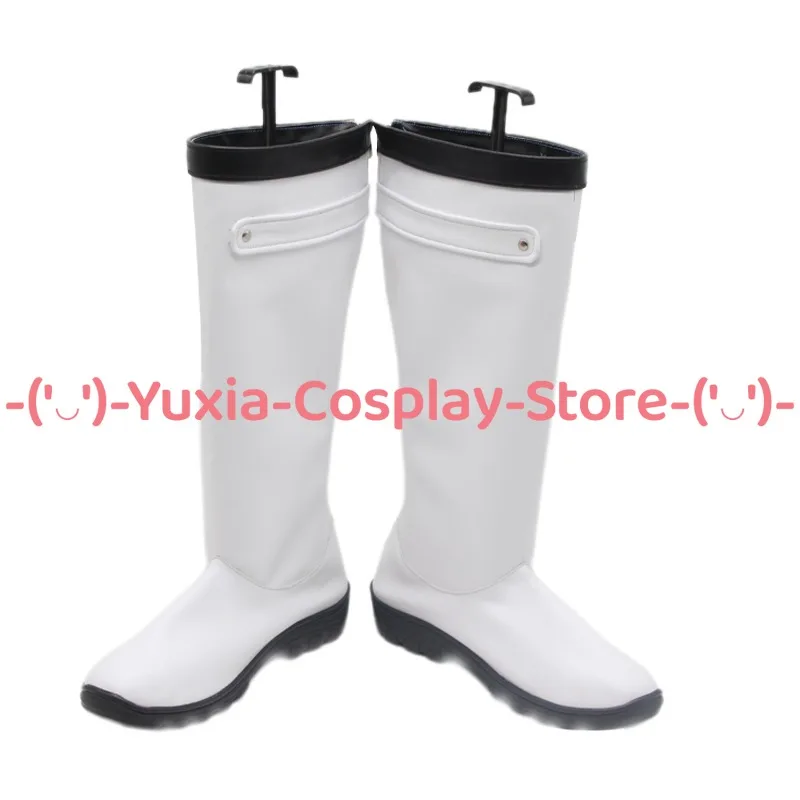 Yuxiacosplay! Buty do cosplayu Niewidzialnej Kobiety, rekwizyt postaci z anime/gry, botki ze skóry PU, kostium na Halloween, karnawał, imprezę.
