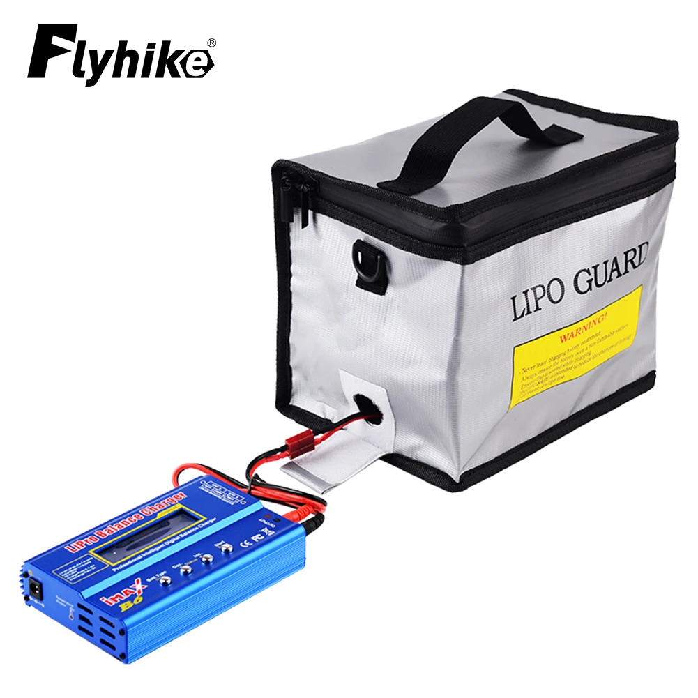 RC Lipo Battery Guard Safe Portable Storage Handbag Lipo Battery Safe Bag 215*145*165mm Fireproof Explosionproof Bag