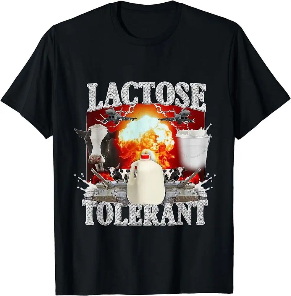 Tolerant Funny Trendy Design Meme T-Shirt  High Quality 100%Cotton Short Sleeve