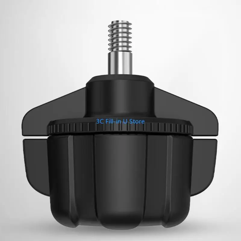 G8TA Multifunctional 17mm Sphere Joint to 1/4" Screw Adapter Plastic Connector used for Phone Accessories & Camera Mounts