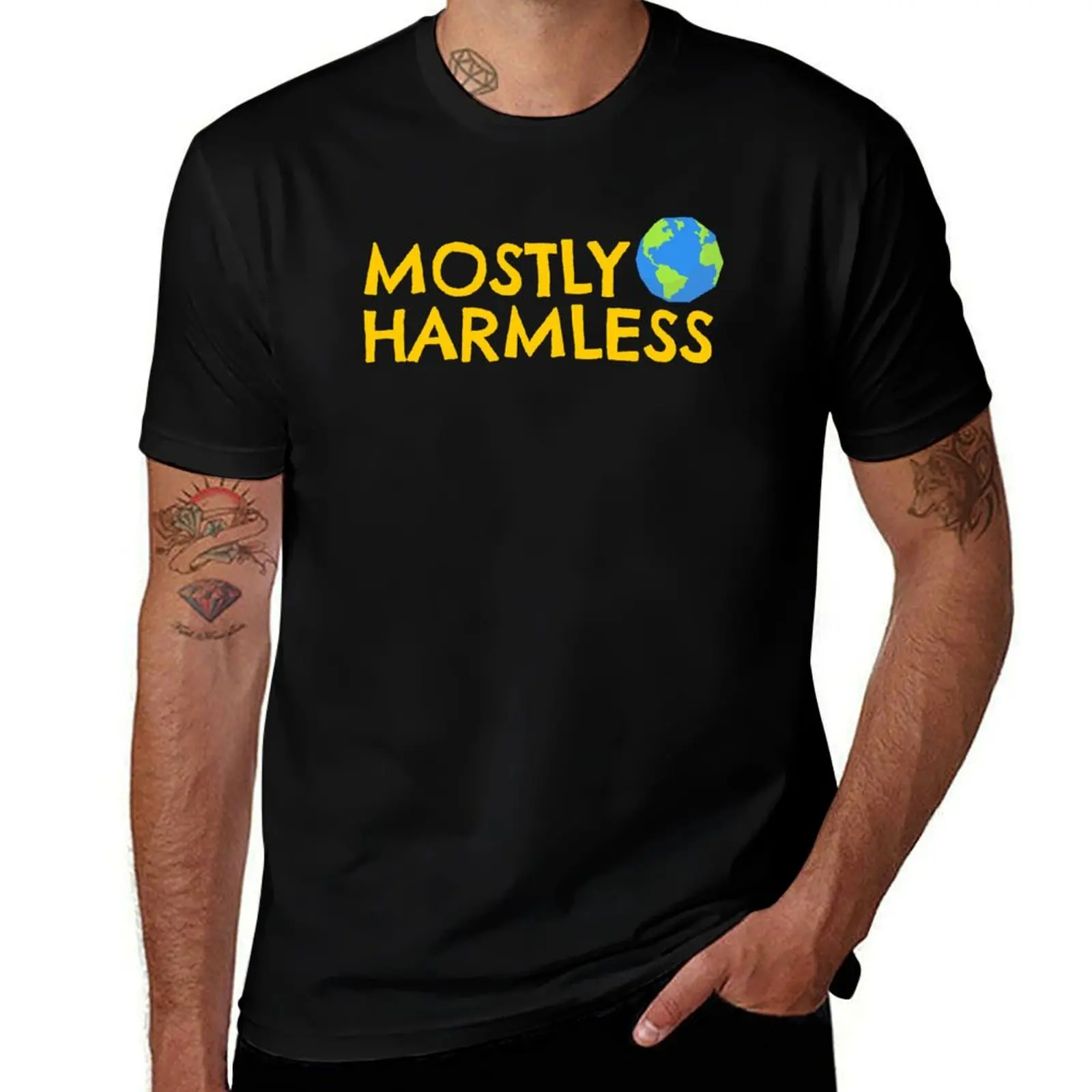 Mostly Harmless - The Hitchhiker's Guide to the Galaxy T-Shirt Lightweight Print T-Shirt