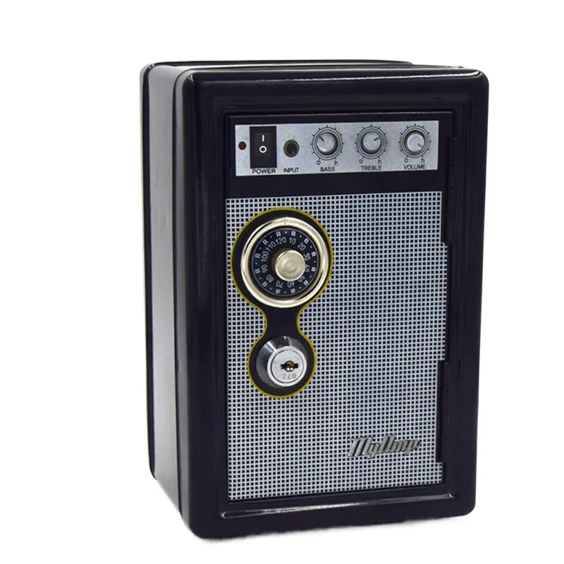 Retro electrical safe piggy bank creative metal safe