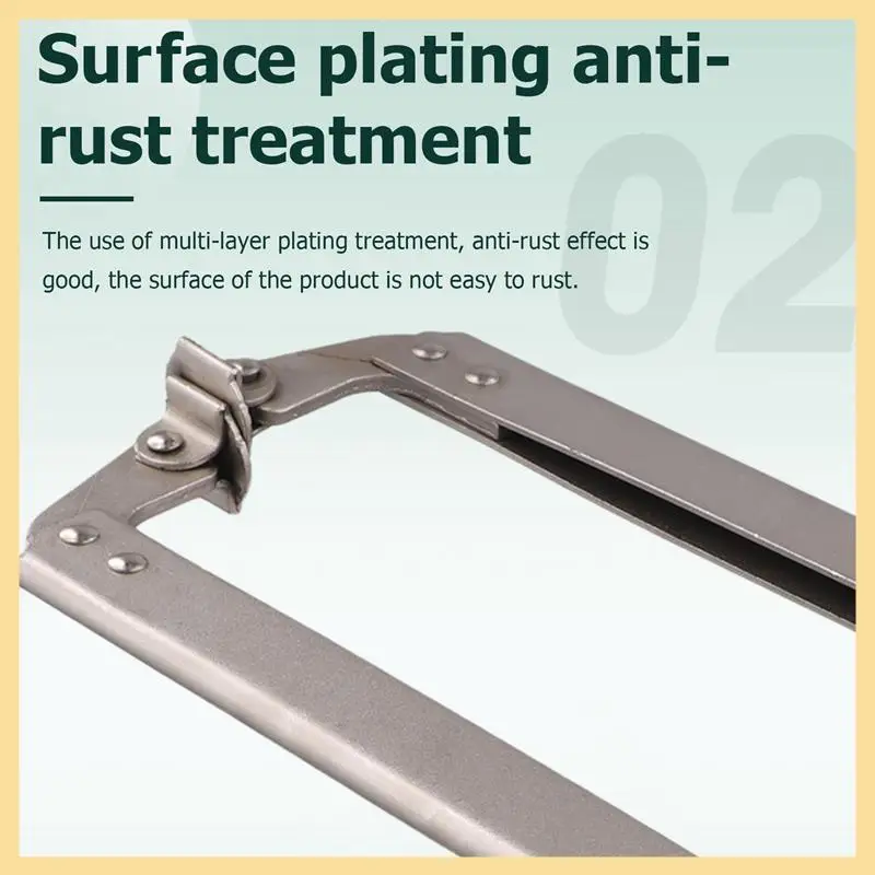 GOOD-C Type Fixture Metal Face Clamp Welded Steel Clip Jaw Locking Welding Pliers Woodworking Tenon Positioning Tool