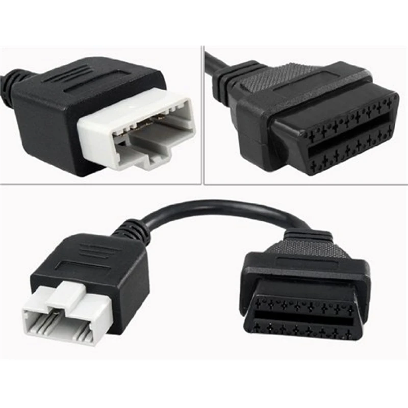 Adapter OBD do Honda 5Pin OBD1 do OBD2 16Pin Złącze żeńskie do Honda 5-pinowy skaner samochodowy OBDII Narzędzie diagnostyczne przedłużenia