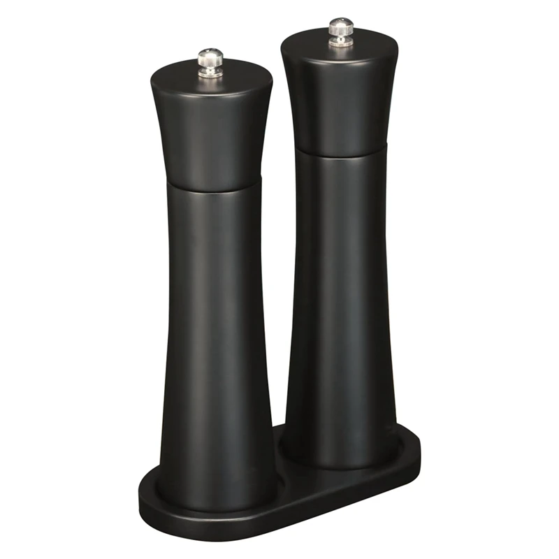 

1Set Mill Wood -Salt And Pepper Grinder Salt Mill Spice Mill Black Pepper Mills Salt Shaker Black