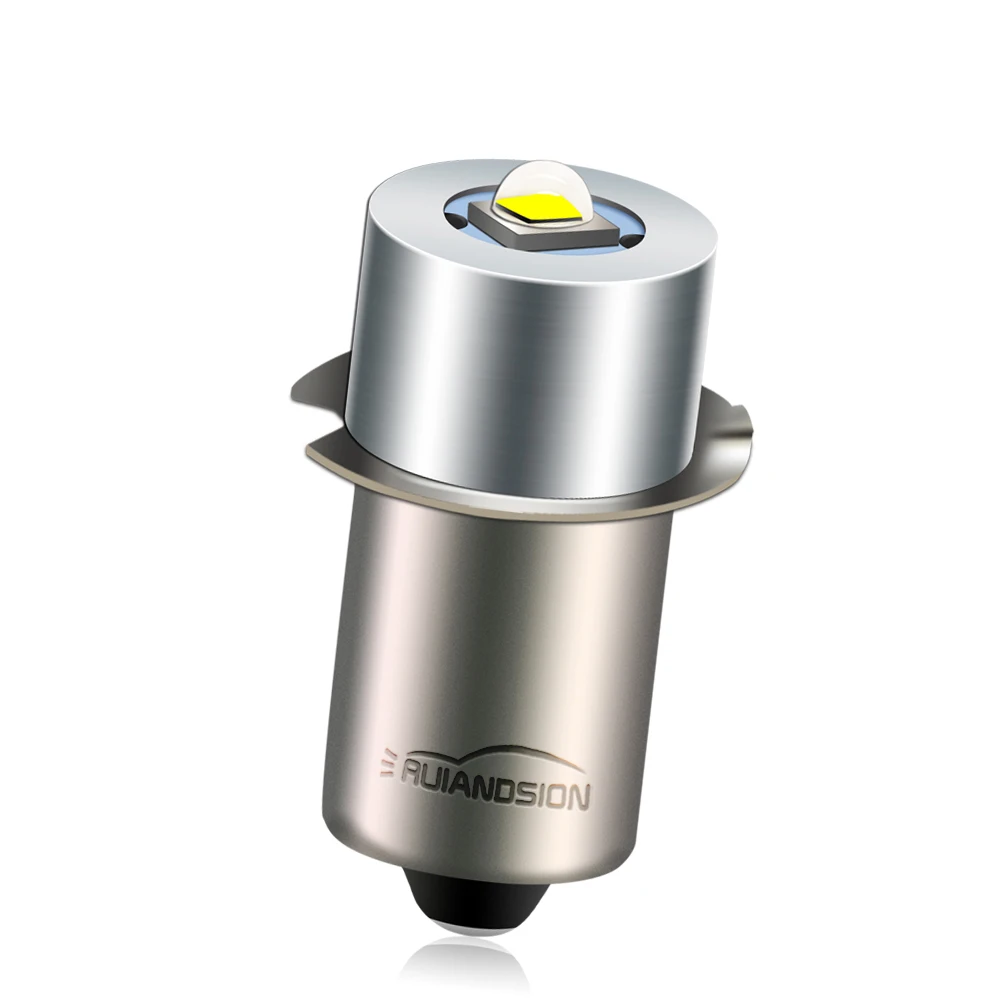 

1 pcs upgraded chip Flashlight touch light work lamp P13.5S 3V 6V 4.5V 9V 12V 18V 24V 2-16 cells replace bulb for Maglite