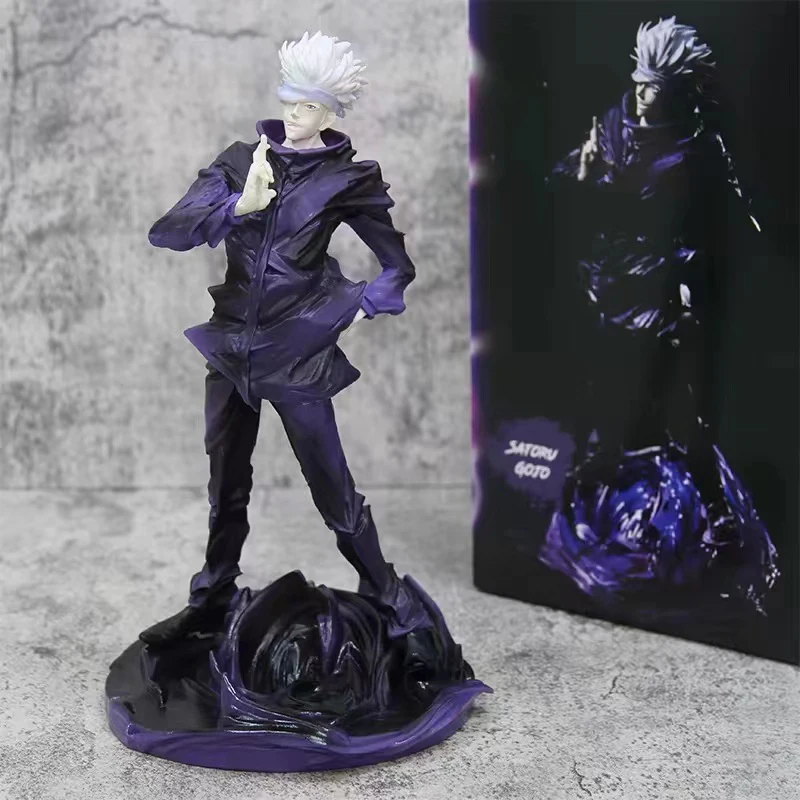 

25cm Anime Satoru Gojo Figure Jujutsu Kaisen Figurine GK UNO Gojo Satoru Action Figures Pvc Collection Model Statue Kid Toy Gift