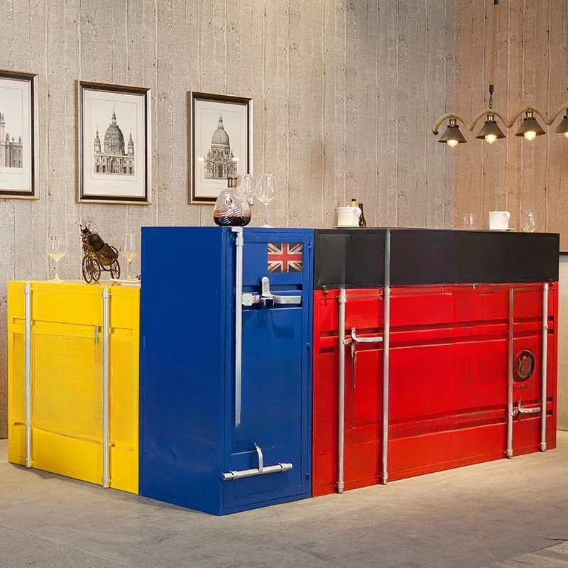 

Wrought iron container checkout page bar retro bar