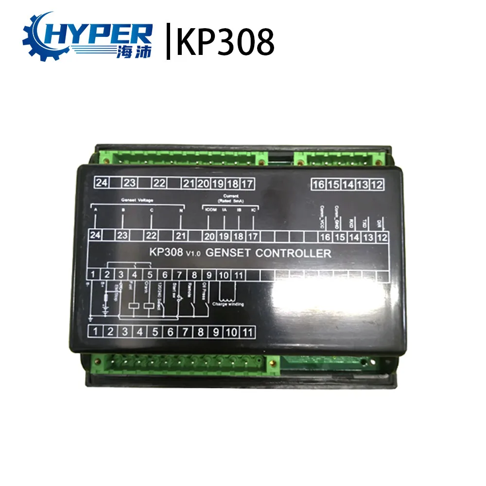 Kipor Copy KP308  Diesel Generator Controller Module Remote Start Stop Control Unit Genset  Display Panel With Fast Delivery