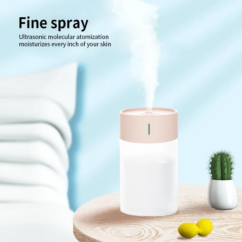 

Portable 260ml Air Humidifier Mini Aroma Oil Diffuser USB Cool Mist Sprayer with Colorful Night Light humidificador for Home Car