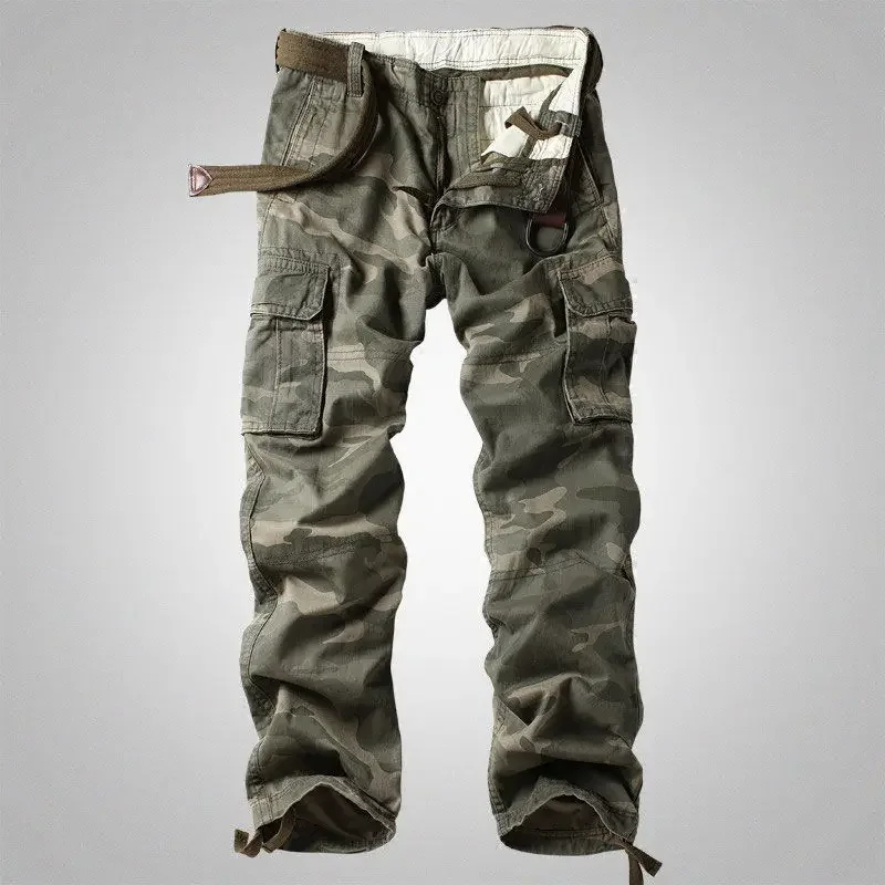 Cargo Pants for Men Slim Outdoor Skinny Baggy Hiking Fashion Trousers Man Designer Harajuku Emo Techwear Luxury Korean Style