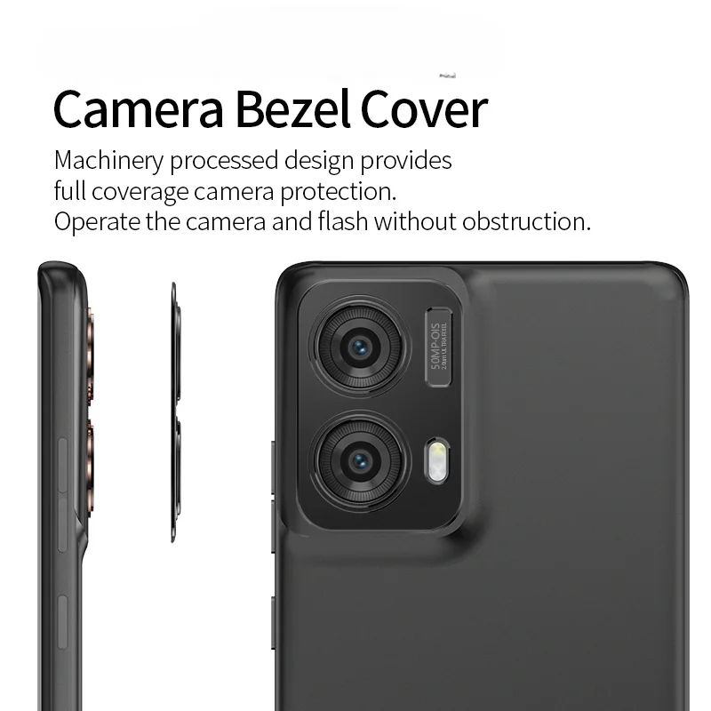 Aluminum Rear Camera Lens Protector for Motorola Moto G85 Hollow Camera Lens Case For Moto G85 Lens Film Cover