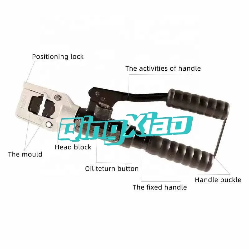 Processing Equipment Hydraulic Pipe Crimping Pliers Wall Stainless Steel Water Pipe Crimper Aluminum Plastic Card Press Pliers