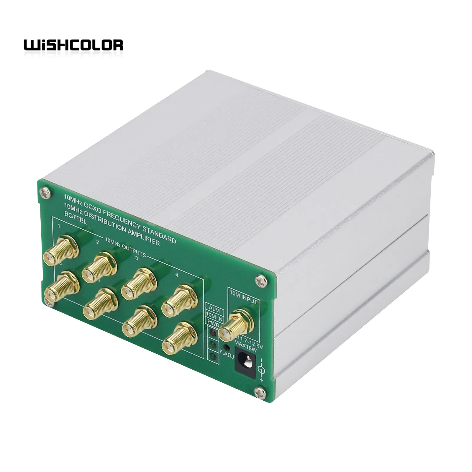 Imagem -05 - Divisor de Frequência Wishcolor Bg7tbl Amplificador de Distribuição de Saída com ou sem Ocxo Embutido 10mhz 0.1vpp5vpp