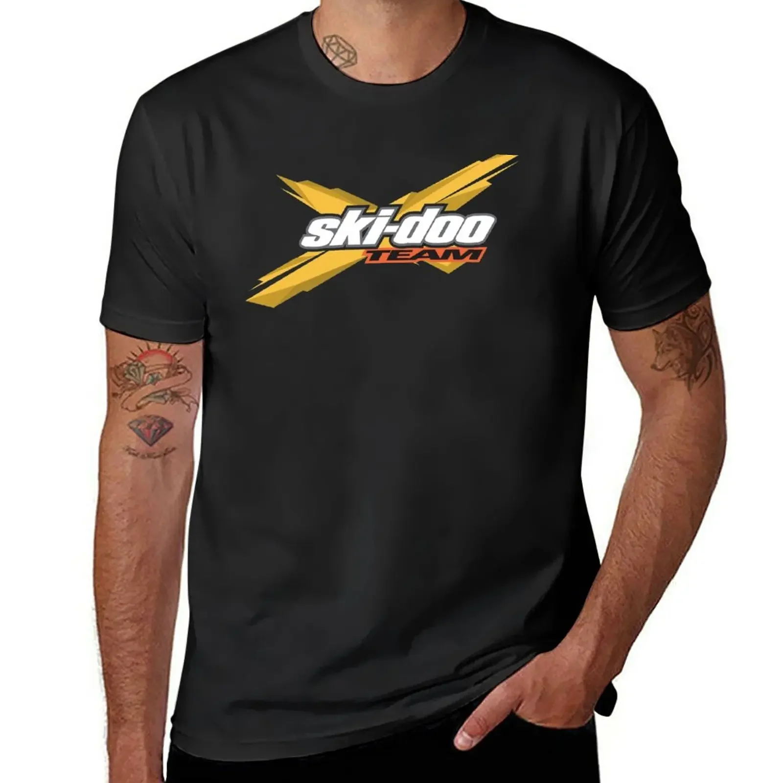 Ski-Doo Team Logo T-Shirt korean fashion plus sizes men t shirts