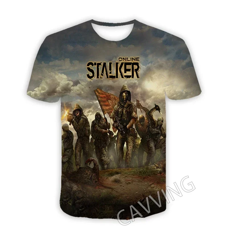 Stalker Game  3D Printed  Casual T-shirts Hip Hop Tee Shirts Harajuku Styles Tops Fashion Clothing  for Women/men