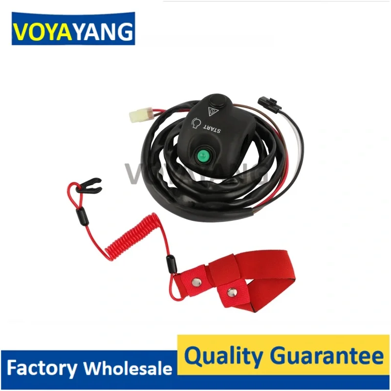 New High Quality Handlebar Start Stop Switch Box Lanyard Fit for New Yamaha WaveRunner GA7-68310-01-00 EW2-68310-04-00