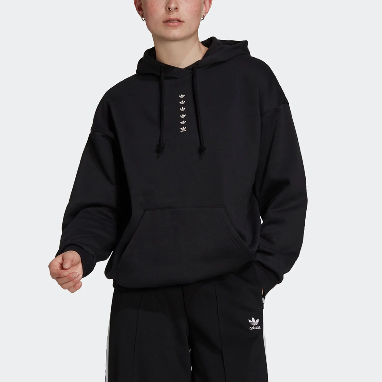 

Adidas подлинная сезонная новая женская модная повседневная толстовка с капюшоном Adidas HC1673