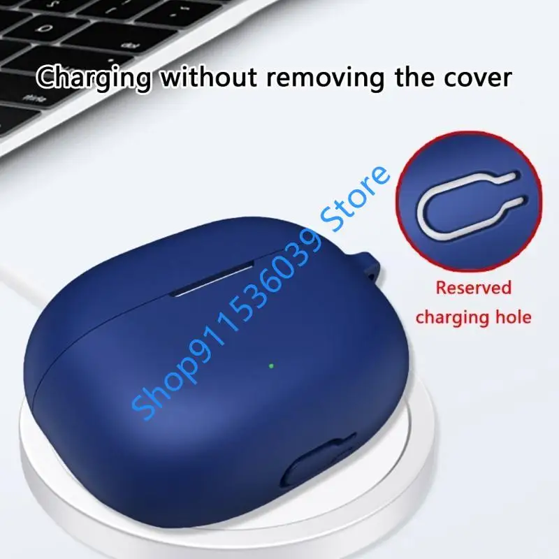 Capa protetora de silicone para realme buds t200 lite fone de ouvido capa escudo à prova de choque anti-risco proteger quadro lavável à prova de poeira