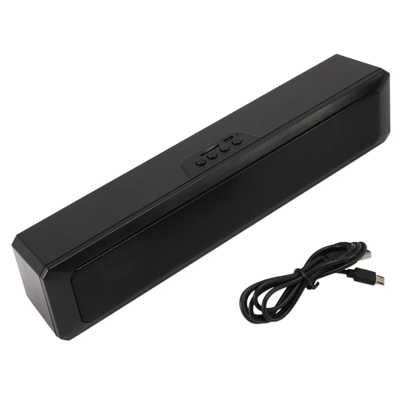 

RGB Long Bar Speaker Bluetooth USB Power Supply Speaker Color Light Speaker Suitable For TV Computer External Speakers