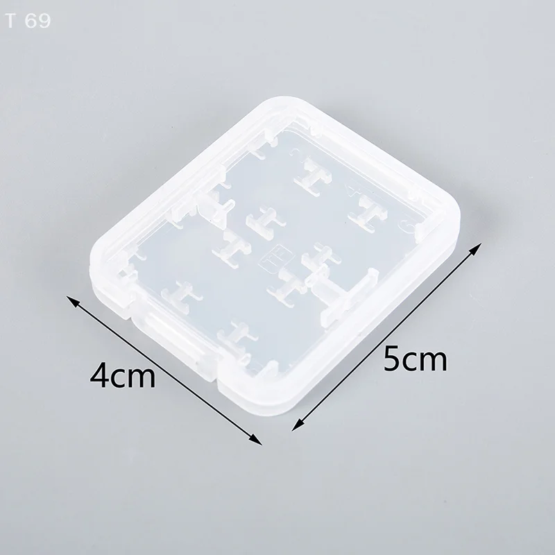 Waterproof Transparent Protector Holder Micro Box For SD SDHC TF MS Memory Card Storage Case Box Bag Plastic Boxes