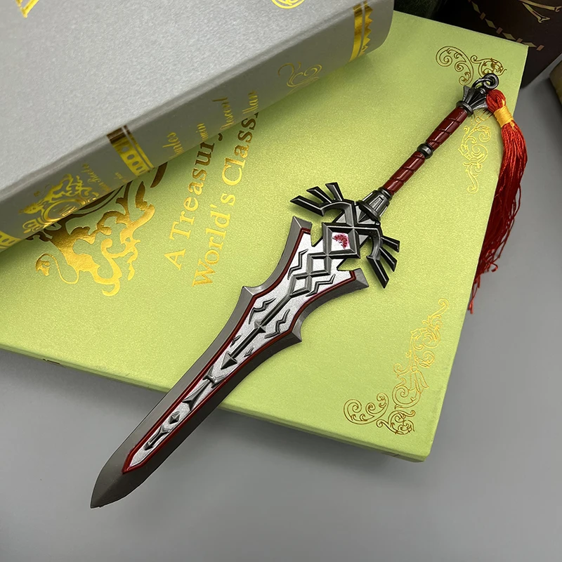 Espada Metálica en Miniatura de 21 cm de la Guardia Real, Claymore Link LOZ Breath of the Wild, Periféricos de Videojuegos, Armas en Miniatura 1/6, Colección de Equipamiento